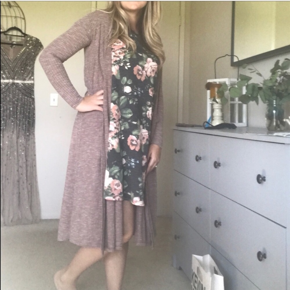 Dusty rose colored Sarah